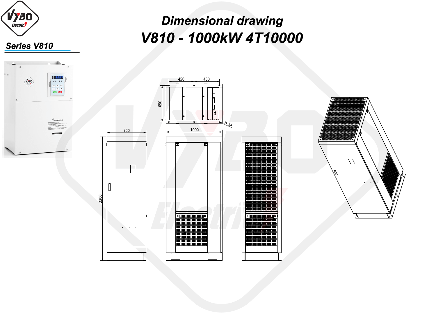 Dimenziós rajz V810 4T10000