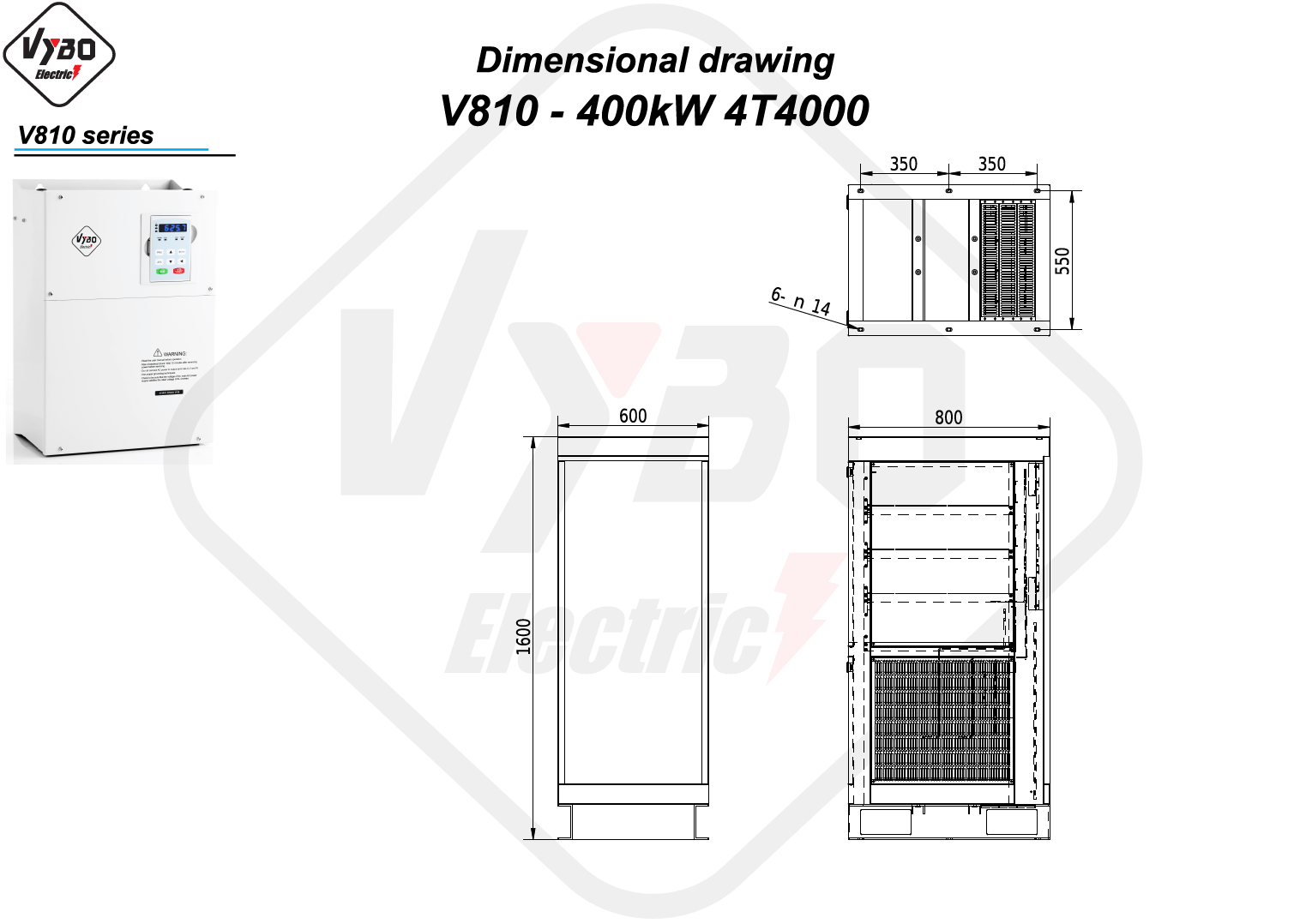 Dimenziós rajz V810 4T4000