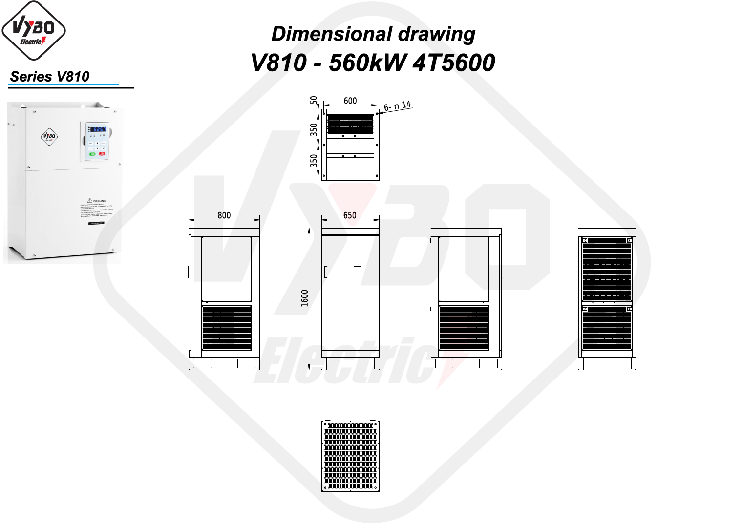 Dimenziós rajz V810 4T5600