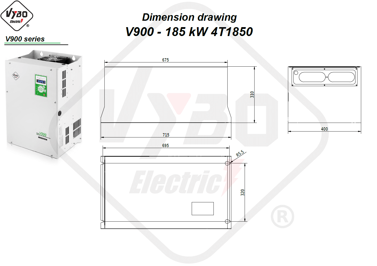 Dimenziós rajz 4T1850