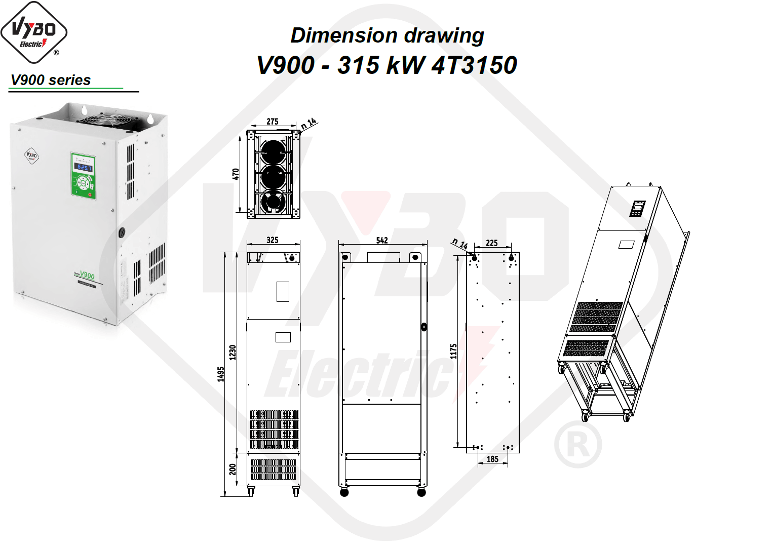 Dimenziós rajz 4T3150